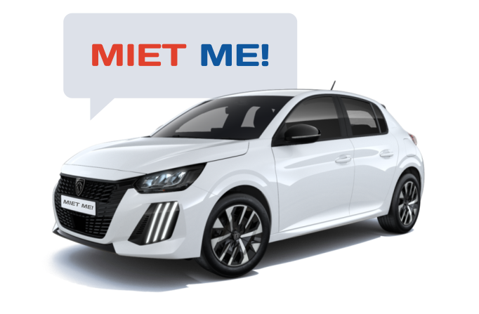 Vermietung Mietwagen Peugeot 208
