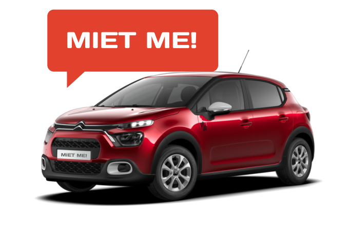 Vermietung Mietwagen Citroen C3